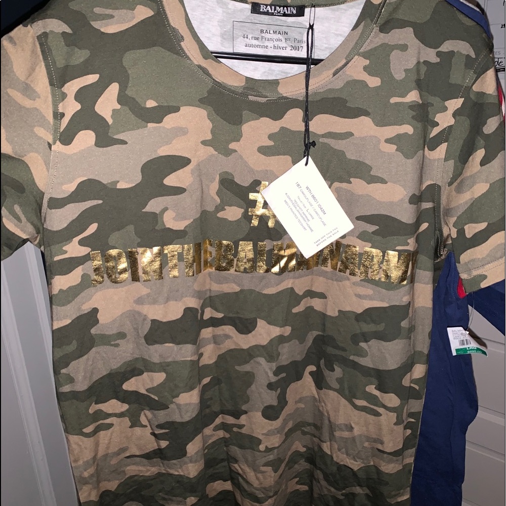 Camo Balmain Tee